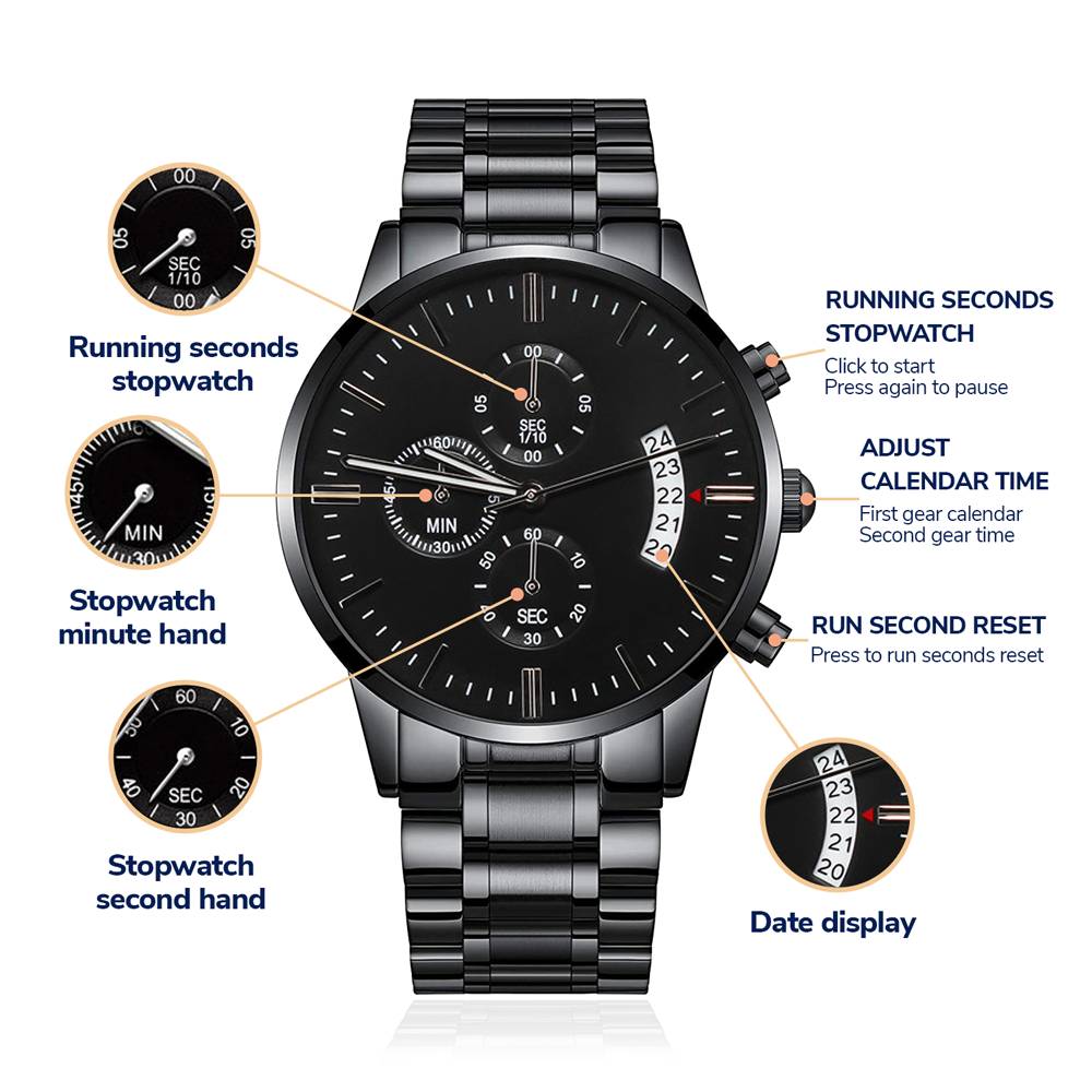 Father's Day Watch - Everyday around the clock - Gift For Dad